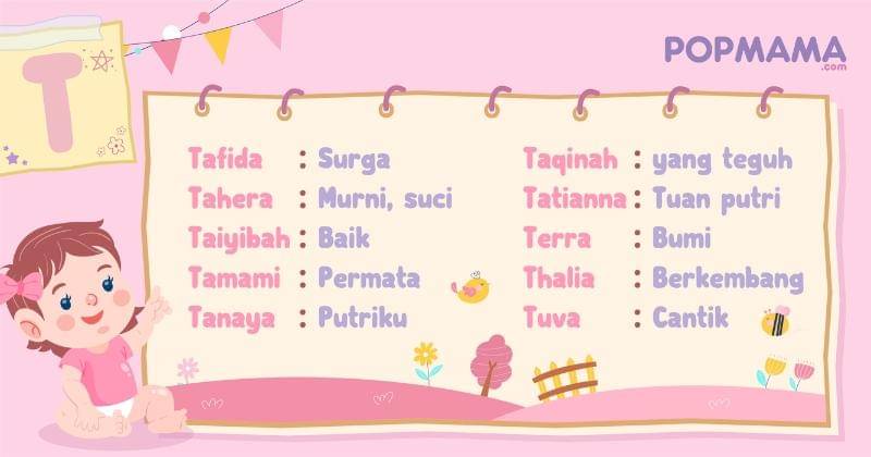 Nama bayi perempuan modern - Popmama.com/Aristika Medinasari